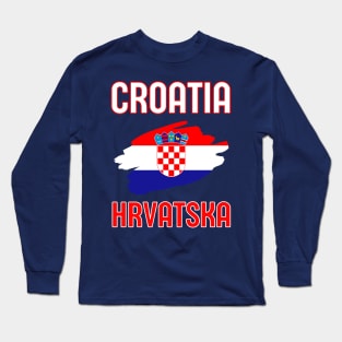 Croatia Qatar World Cup 2022 Long Sleeve T-Shirt